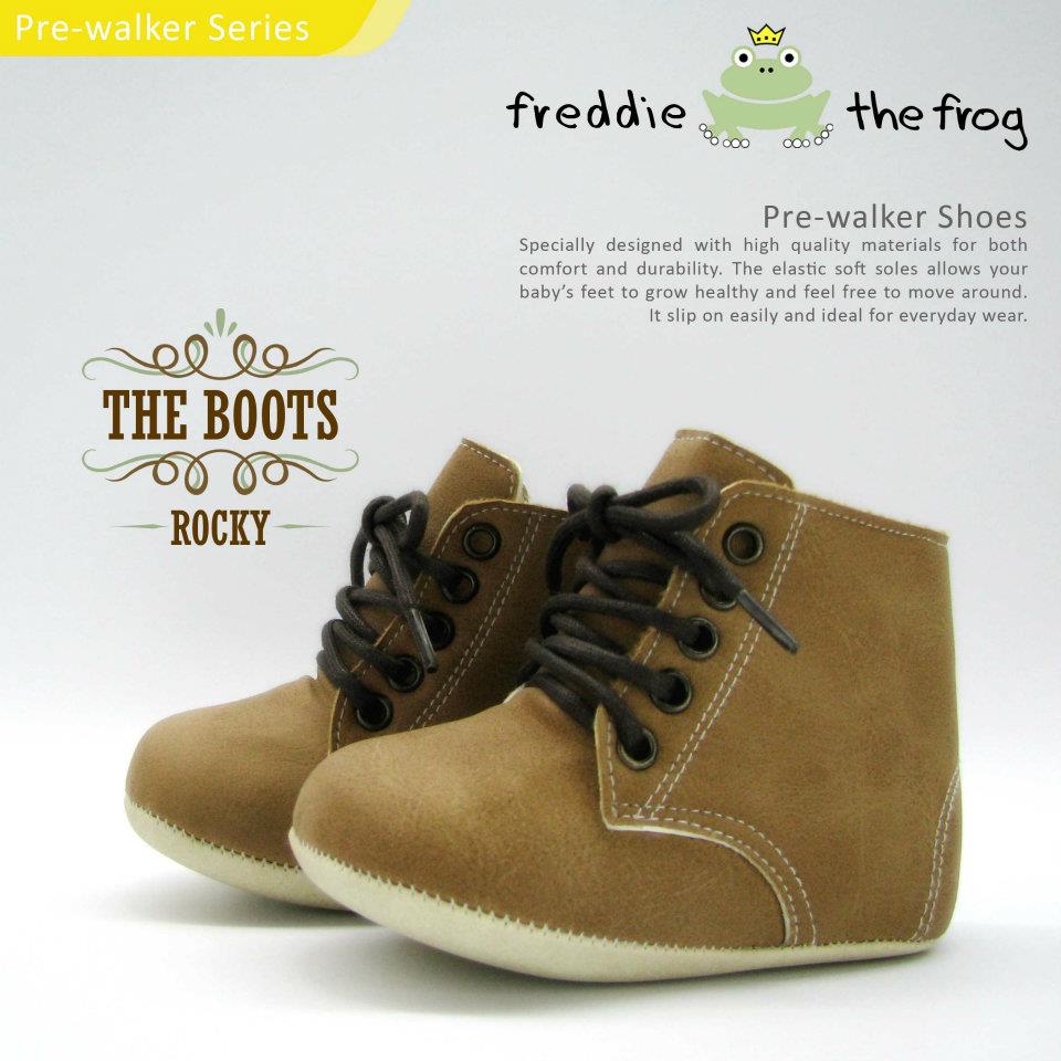 jual freddie the frog prewalker shoes rocky boots jual freddie the frog prewalker shoes rocky boots