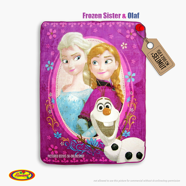 jual selimut rosanna frozen olaf jual selimut rosanna frozen olaf