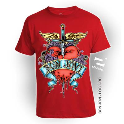 Kaos Konser Distro 3D Bon Jovi Logo ukuran DEWASA BIG SIZE by Square Kaos Konser Distro 3D Bon Jovi Logo ukuran DEWASA BIG SIZE by Square