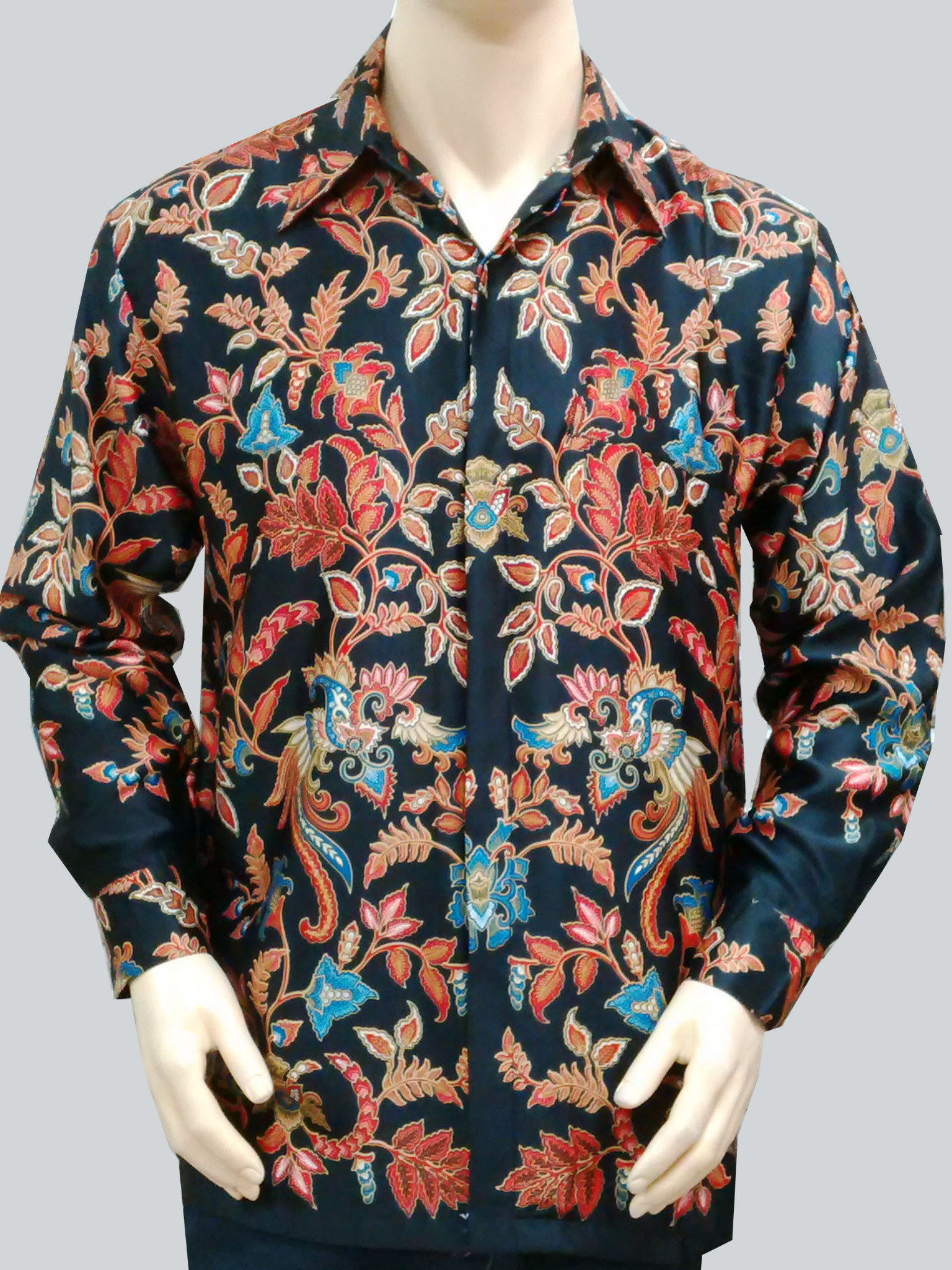 jual kemeja batik jokowi hem lengan panjang semi jual kemeja batik jokowi hem lengan panjang semi
