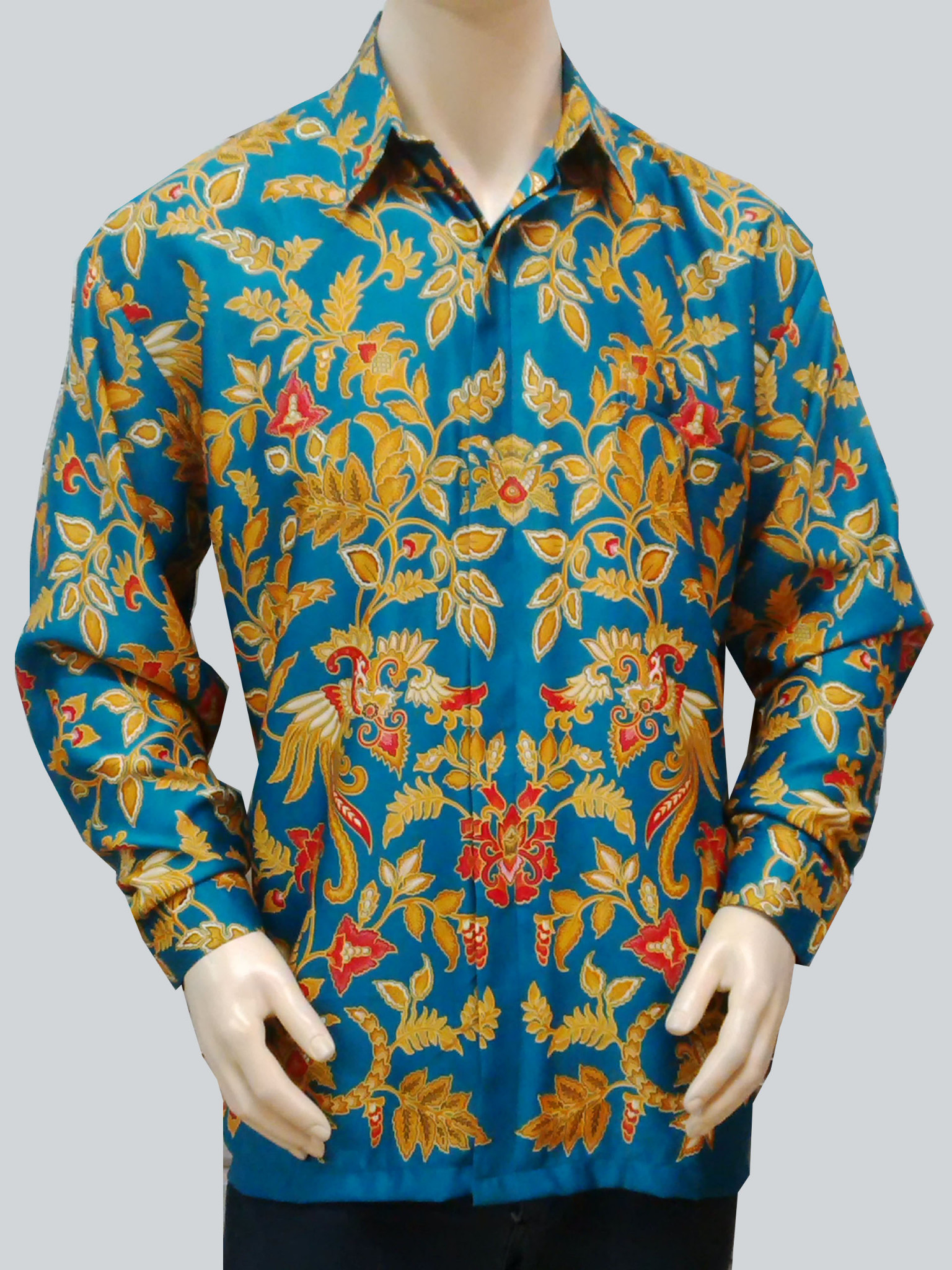 jual kemeja batik jokowi hem lengan panjang semi jual kemeja batik jokowi hem lengan panjang semi