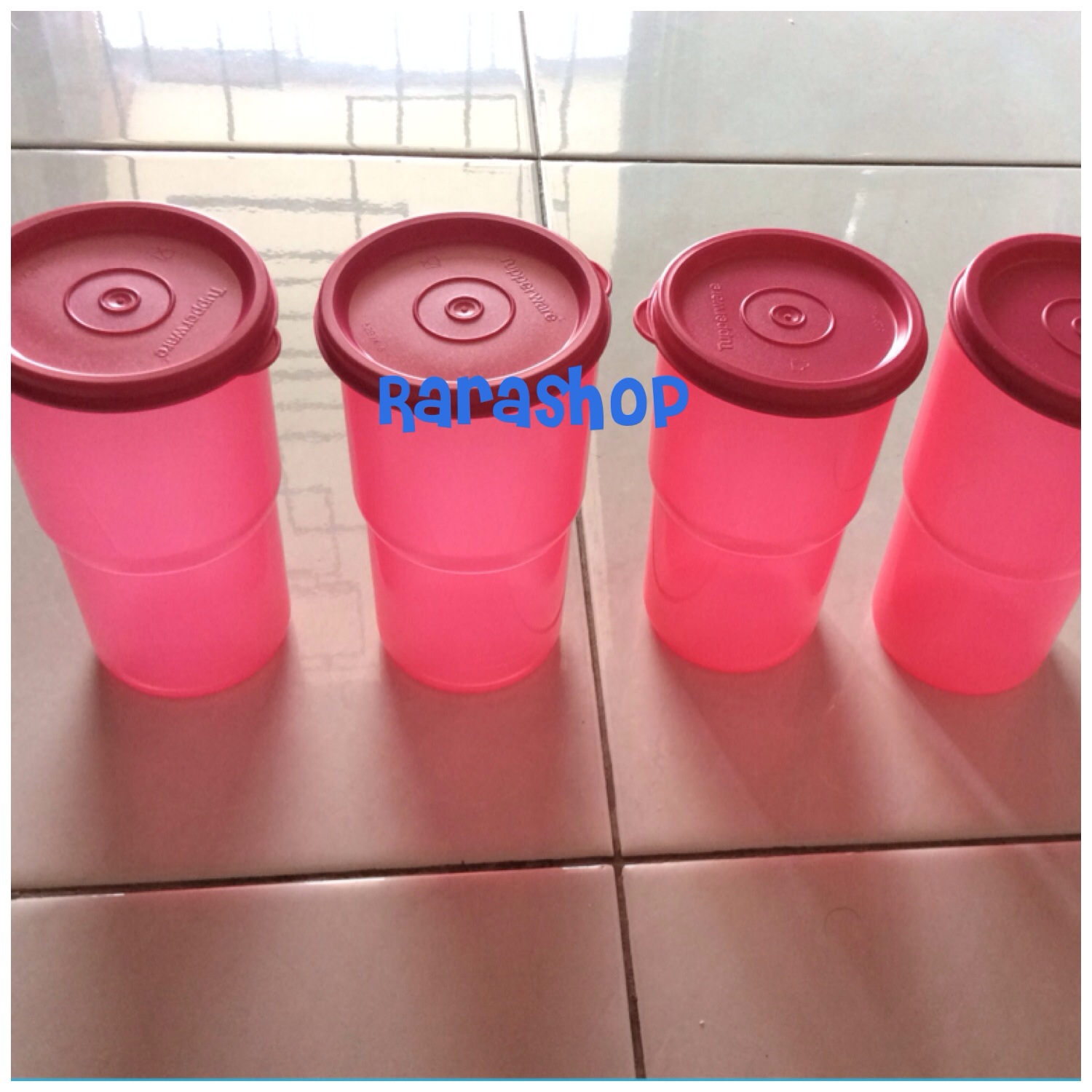jual tumbler pink outdoor tupperware sale 4 pcs gelas jual tumbler pink outdoor tupperware sale 4 pcs gelas