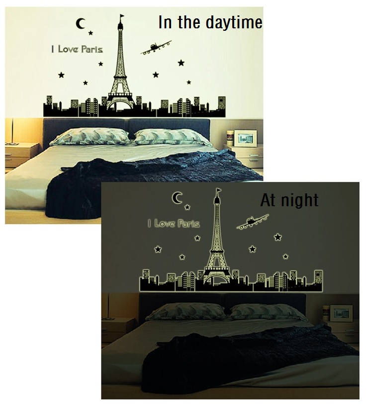 jual wall sticker glow in the dark murah tipe abq9602 - toko wall