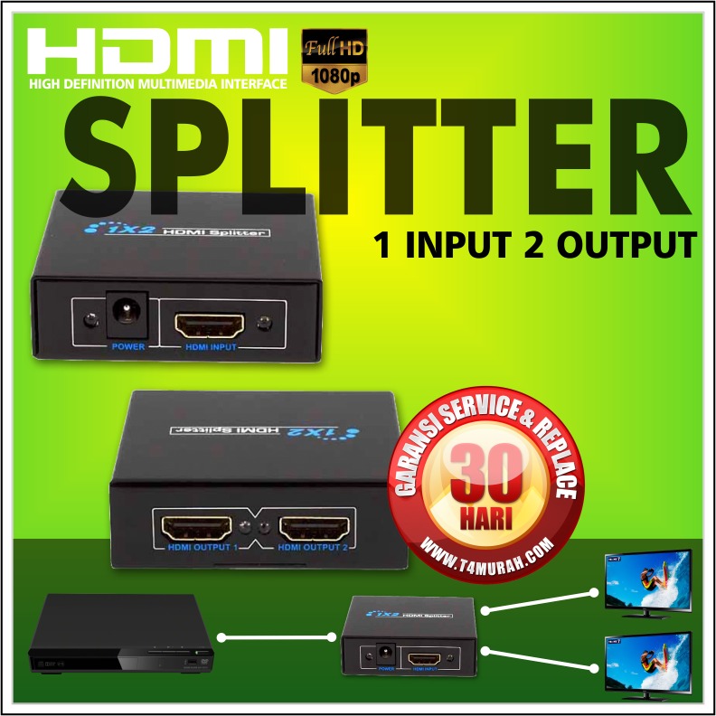 jual hdmi splitter 1x2 2 port 1 4 hdmi splitter 5 v jual hdmi splitter 1x2 2 port 1 4 hdmi splitter 5 v