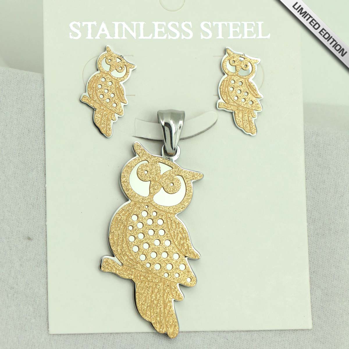 jual set liontin dan anting import stainless steel ks000152 send2place jual set liontin dan anting import stainless steel ks000152 send2place