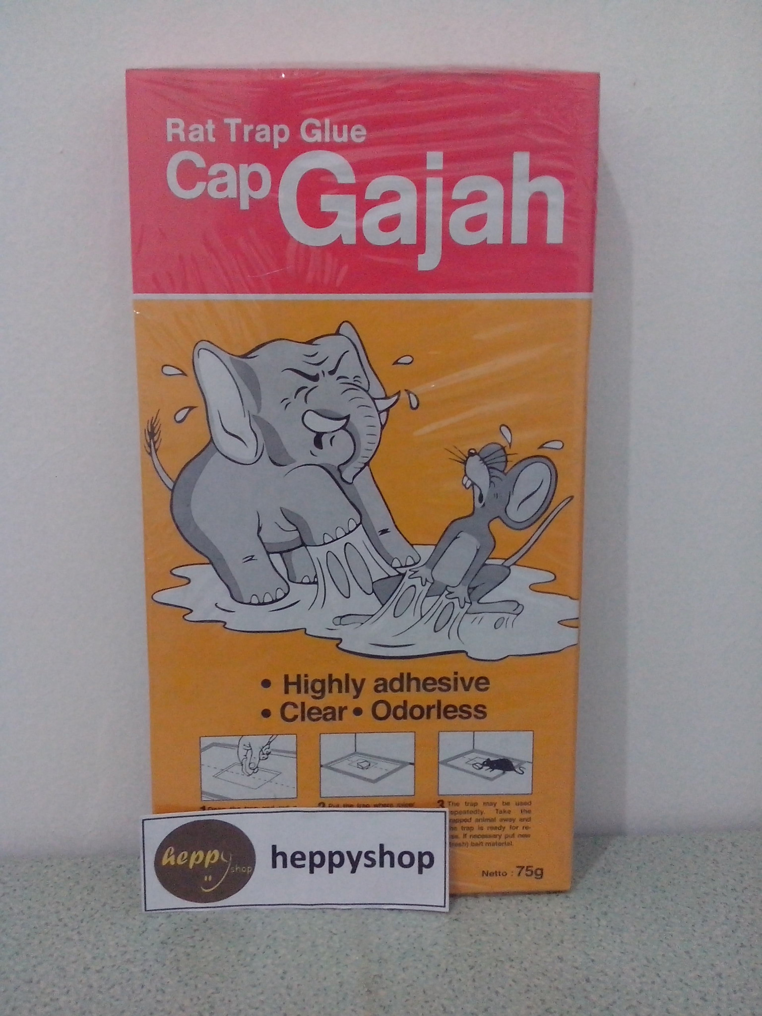 Jual Lem Perangkap Tikus Cap Gajah - heppyshop heppy