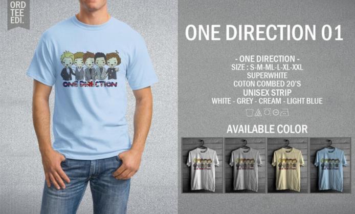 KAOS ONE DIRECTION 01 MURAH | KAOS DISTRO MURAH | RABBANI DISTRO KAOS ONE DIRECTION 01 MURAH | KAOS DISTRO MURAH | RABBANI DISTRO