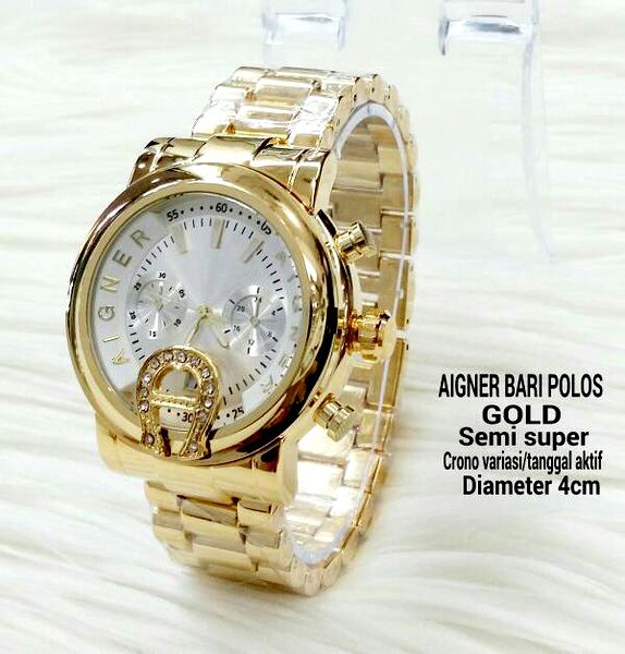 jual jam tangan wanita aigner rantai gold chrono terbaru jual jam tangan wanita aigner rantai gold chrono terbaru