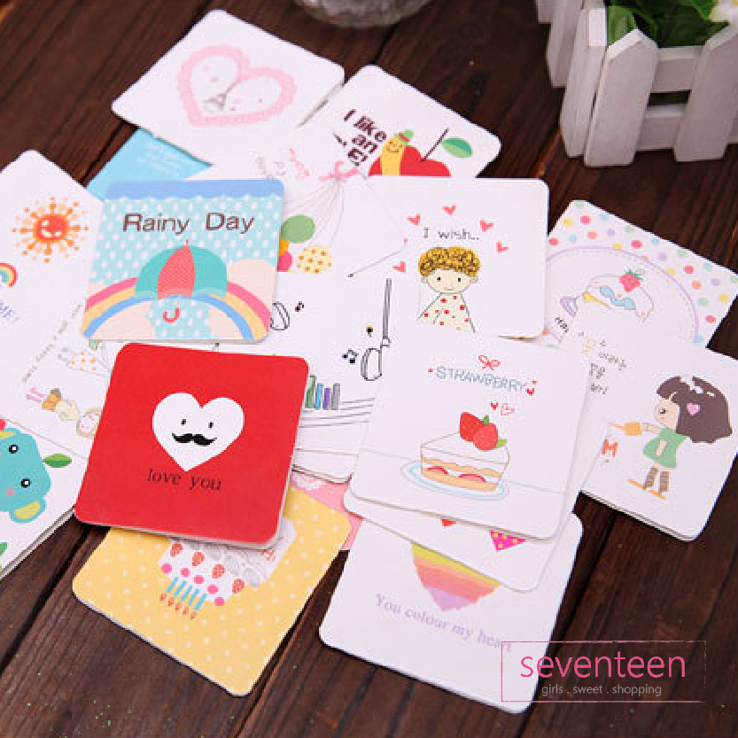 jual kartu ucapan lovely mini korea wishes card for birthday anniversary seventeenstore jual kartu ucapan lovely mini korea wishes card for birthday anniversary seventeenstore