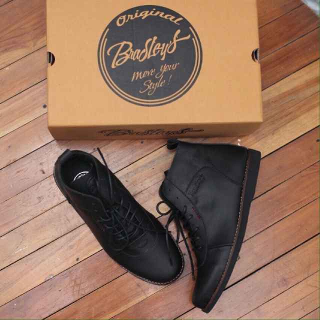 jual sepatu murah bradleys anubis black kulit hitam jual sepatu murah bradleys anubis black kulit hitam