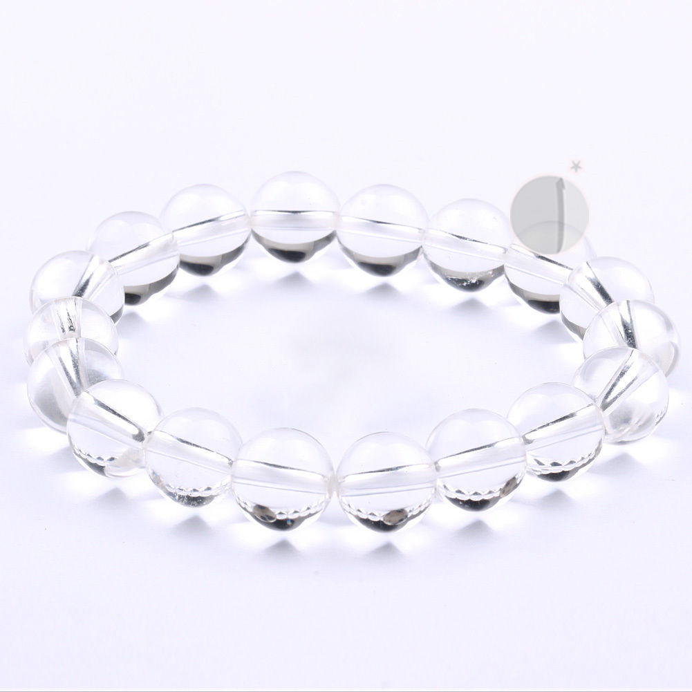 jual gelang batu alam asli clear quartz 10mm alief jual gelang batu alam asli clear quartz 10mm alief