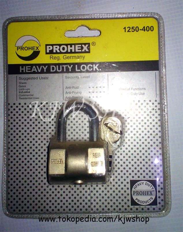 jual gembok 40mm model viro merek prohex germany jual gembok 40mm model viro merek prohex germany