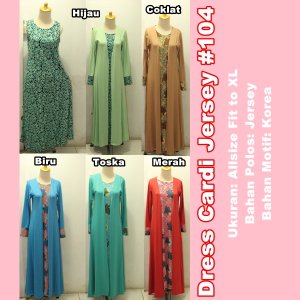 jual dress cardi jersey 104 pakaianonline jual dress cardi jersey 104 pakaianonline