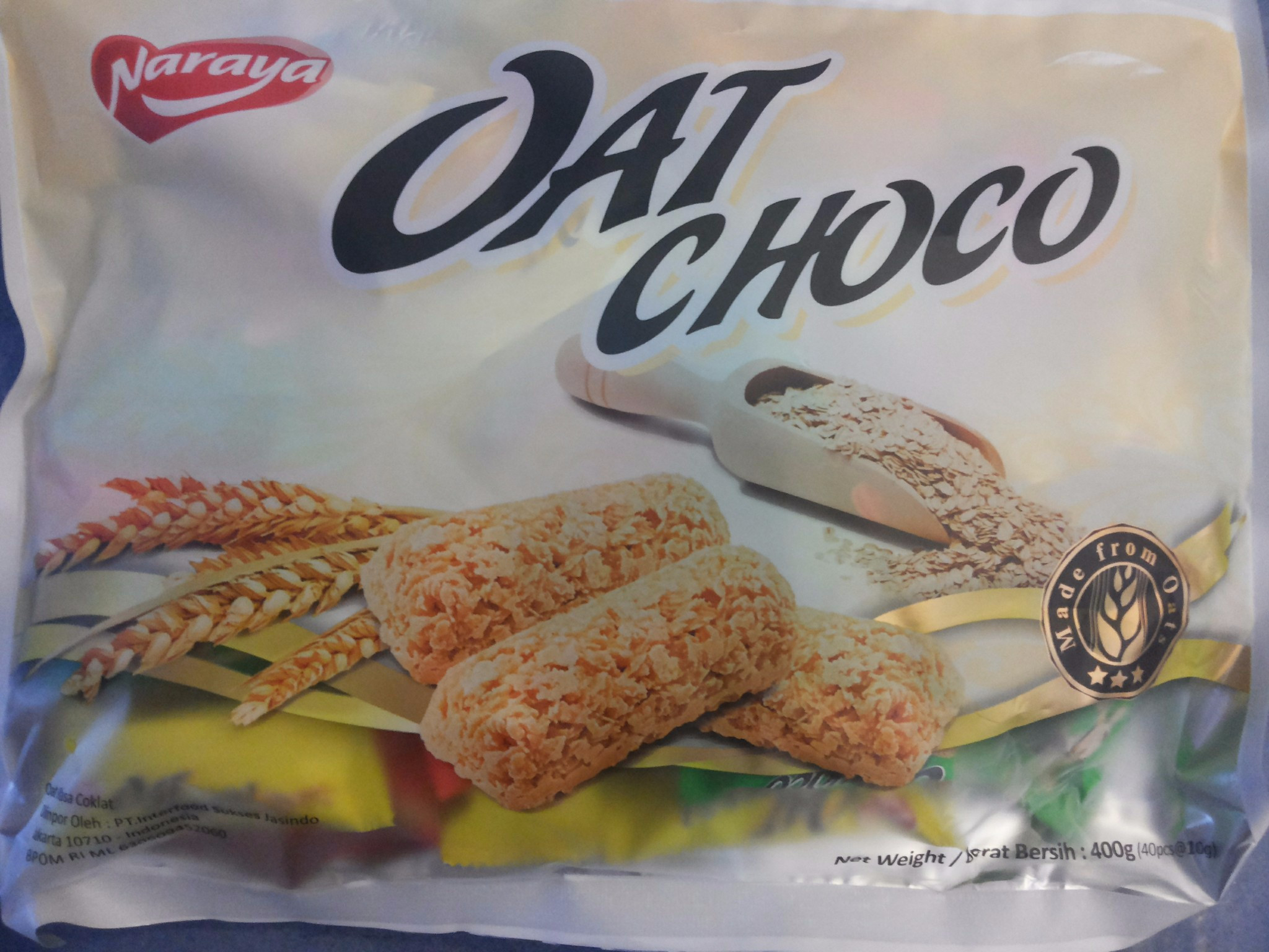 jual oat choco naraya original vanilla 400 gram gr isi jual oat choco naraya original vanilla 400 gram gr isi