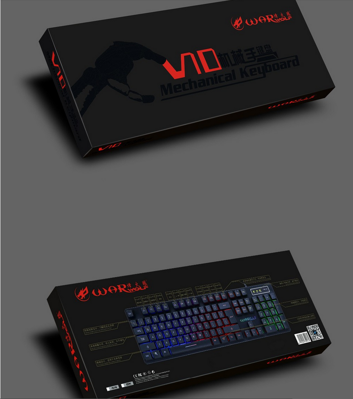 jual warwolf v10 semi mechanical gaming keyboard mda jual warwolf v10 semi mechanical gaming keyboard mda
