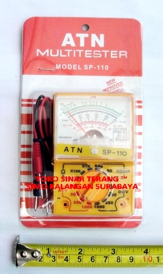 jual multitester analog atn sp 110 kecil ac dc avometer jual multitester analog atn sp 110 kecil ac dc avometer