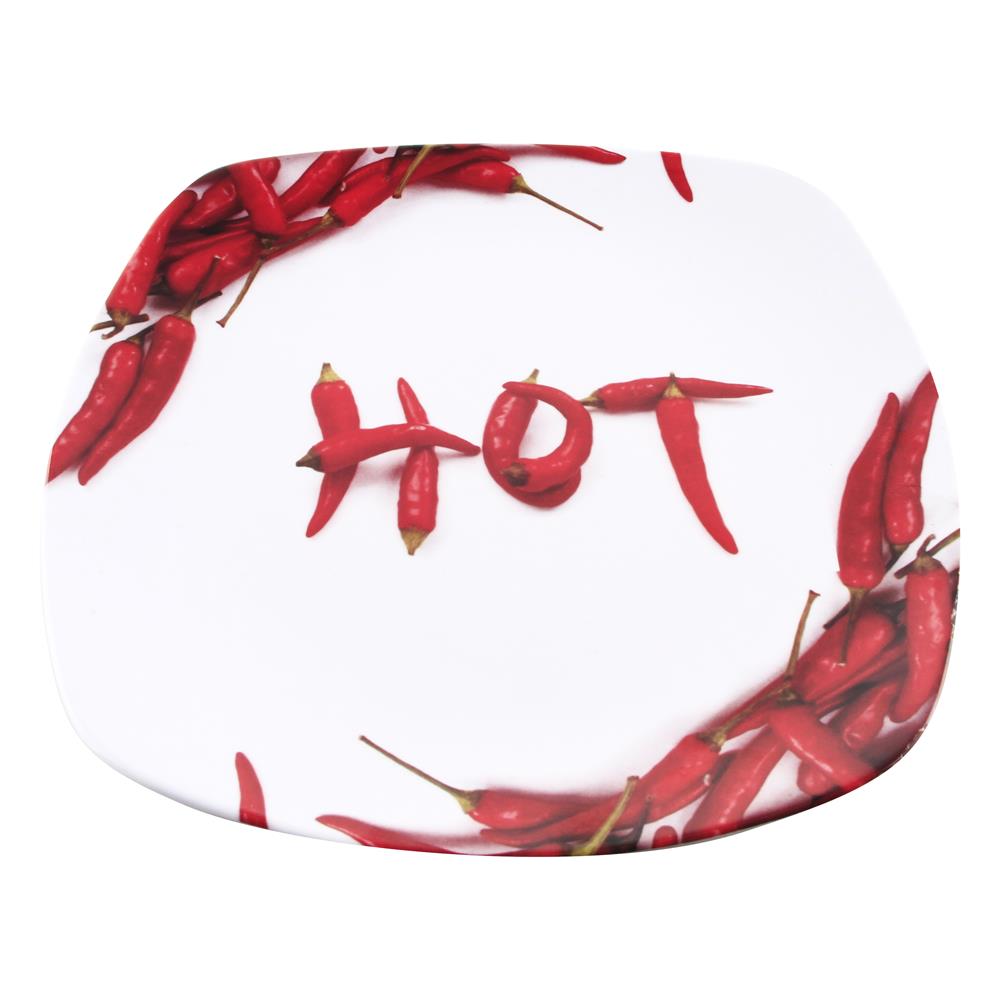 jual glori melamine 2490 piring ceper segi 4 motif cabai jual glori melamine 2490 piring ceper segi 4 motif cabai