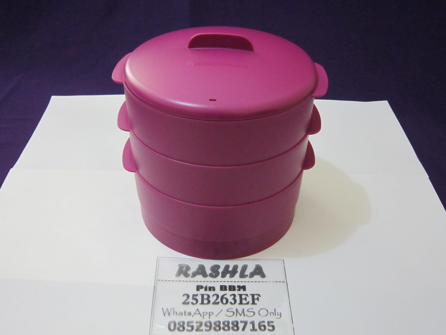 Jual Steam It Tupperware Ungu Diskon Promo Pengukus Alat Kukus