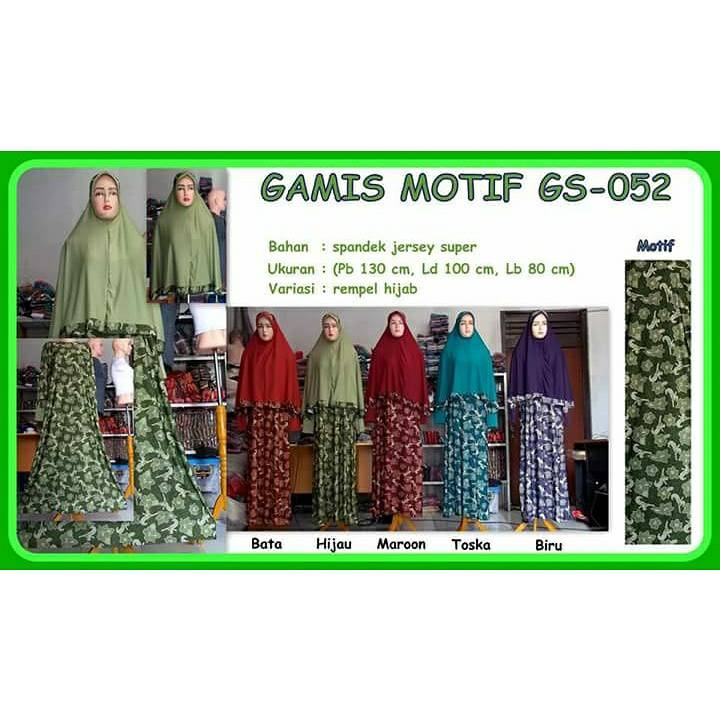 jual gh set gamis motif gs 052 meine waroeng murah ok jual gh set gamis motif gs 052 meine waroeng murah ok