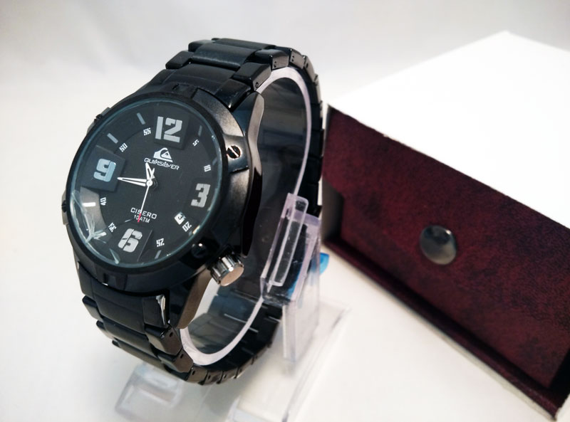 jual jam tangan quiksilver cisero black hitam jual jam tangan quiksilver cisero black hitam