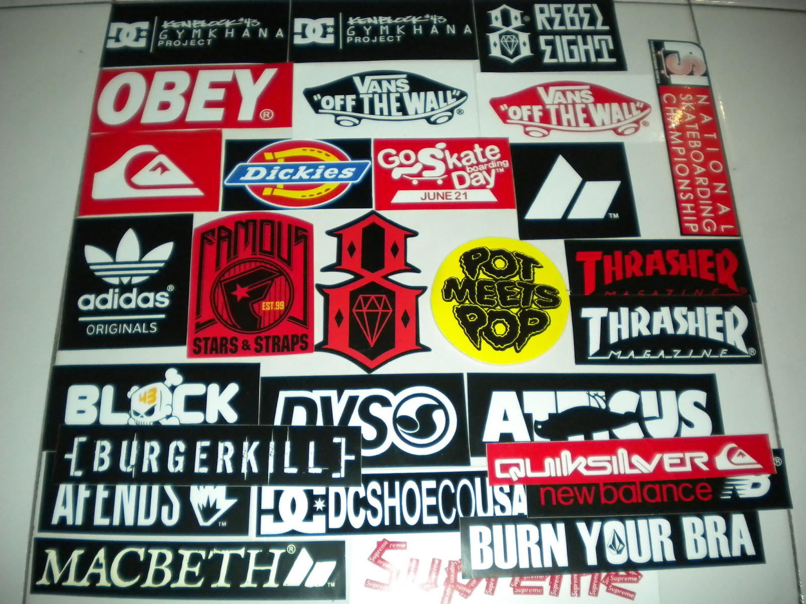 Stiker Distro Kata Kata Gaul Dari Brand Ternama