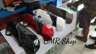 Harga cover knalpot nmax ada embos nmaxnya,mantap gan !!!