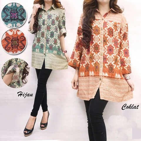 jual kemeja jumbo big size kemeja batik wanita 8867t tnt jual kemeja jumbo big size kemeja batik wanita 8867t tnt