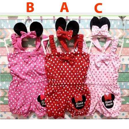 jual minnie mouse 0 3 bulan romper bayi perempuan bandana mall baby jual minnie mouse 0 3 bulan romper bayi perempuan bandana mall baby