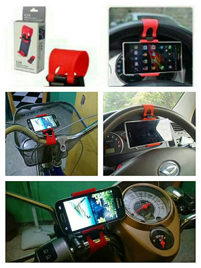 Jual Holder Mobil Car Stand Handphone Gps Di. Phone Holder Bracket Universal Tempat Hp .