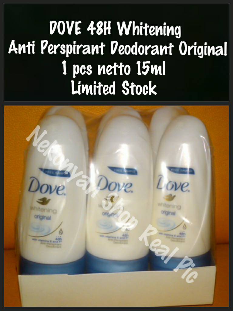 Jual Deodorant Dove 15ml jual deodorant dove whitening 48hours varian original 15ml Jual Deodorant Dove 15ml jual deodorant dove whitening 48hours varian original 15ml