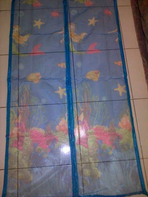 jual tirai nyamuk magnet pinguin motif kartun curtain net jual tirai nyamuk magnet pinguin motif kartun curtain net