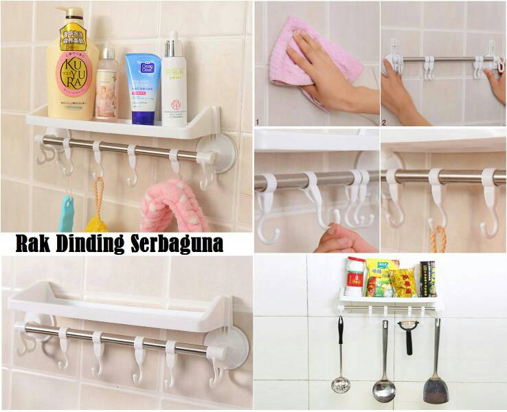 Jual Rak Gantungan Dapur Sabun Handuk Dinding Jual Rak Gantungan Dapur Sabun Handuk Dinding Serbaguna Y Ol Tokopedia