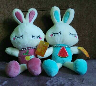 jual boneka kelinci rabbit doll biru coklat merah ungu jual boneka kelinci rabbit doll biru coklat merah ungu