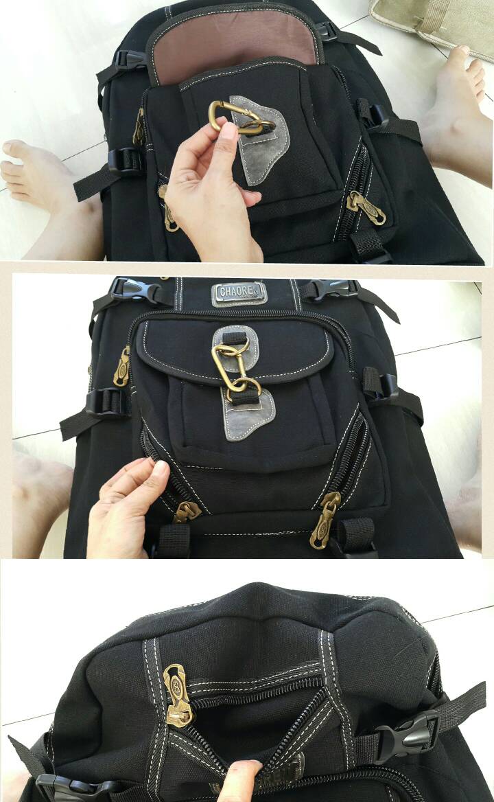 Terjual Tas Ransel Kanvas Expansion Impor High Quality terjual tas ransel kanvas expansion impor high quality