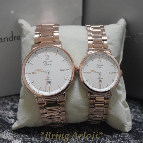 jual jam tangan alexandre christie ac 8499 rosegold jual jam tangan alexandre christie ac 8499 rosegold
