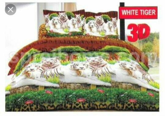 jual bedcover sprei bonita 3d white tiger di indonesia jual bedcover sprei bonita 3d white tiger di indonesia