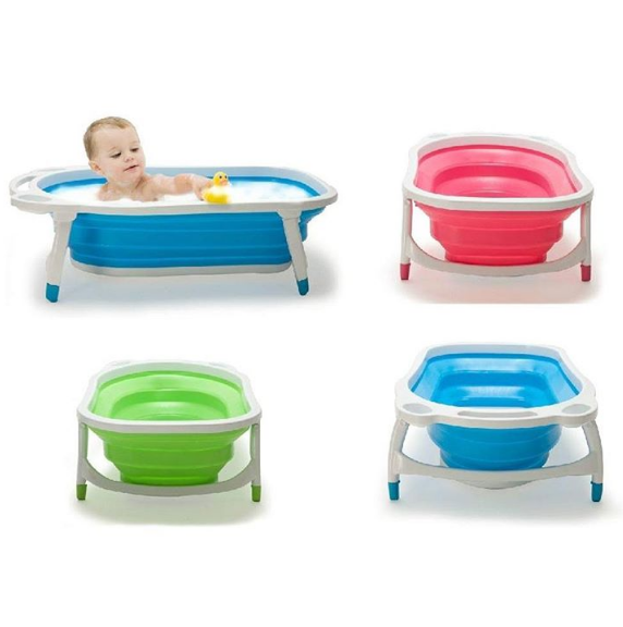 Jual Baby Safe Folding Bath Tub Silicone Bak Mandi Bayi Lipat Baby Safe Folding Bath Tub Silicone Bak Mandi Bayi Lipat