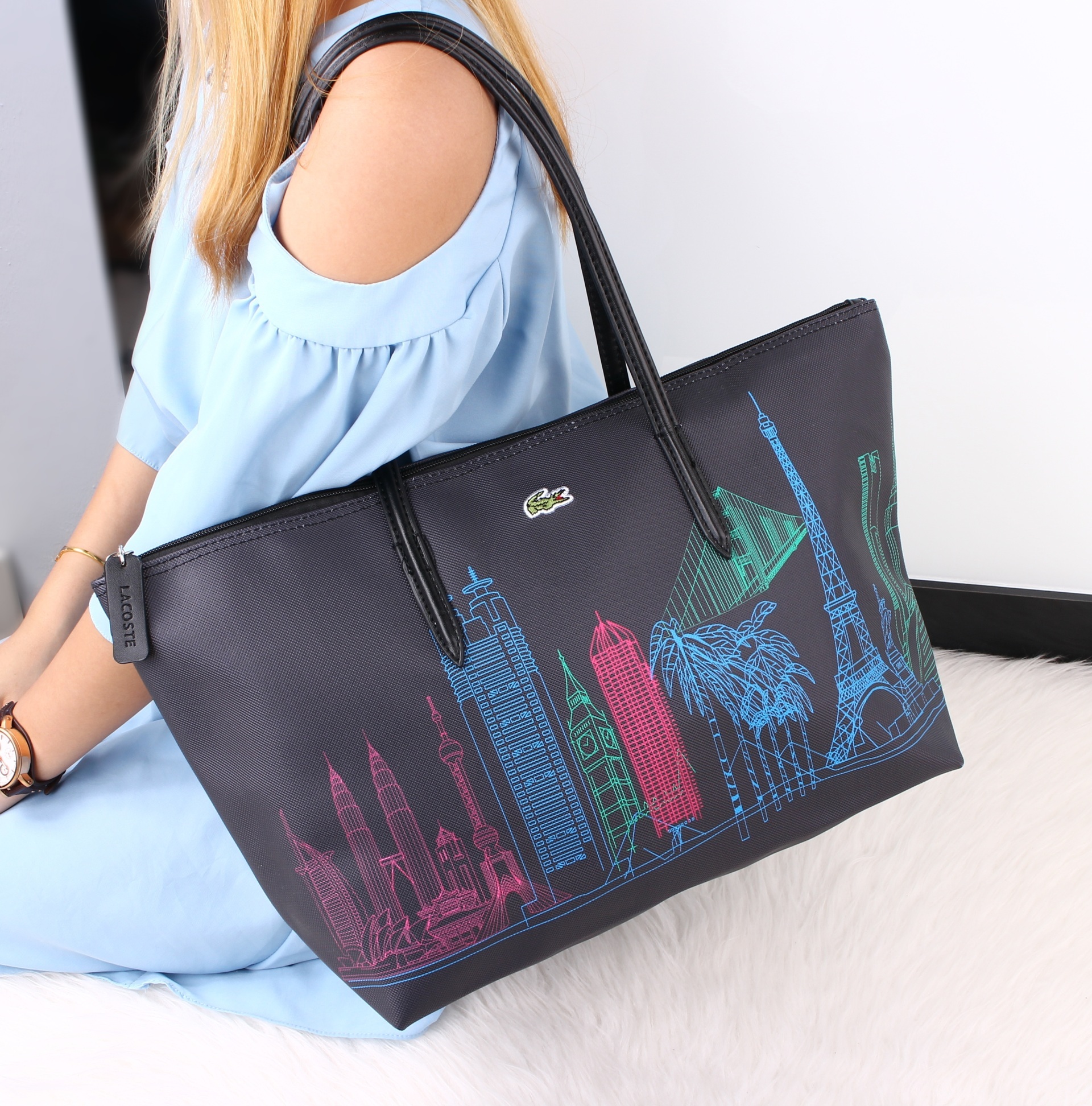 Jual Tas Lacoste City Tote Bag 8203 Jual Tas Lacoste City Tote Bag 8203 Tas Wanita Murah Tas Wanita Branded T YR Grosir Tas Batam
