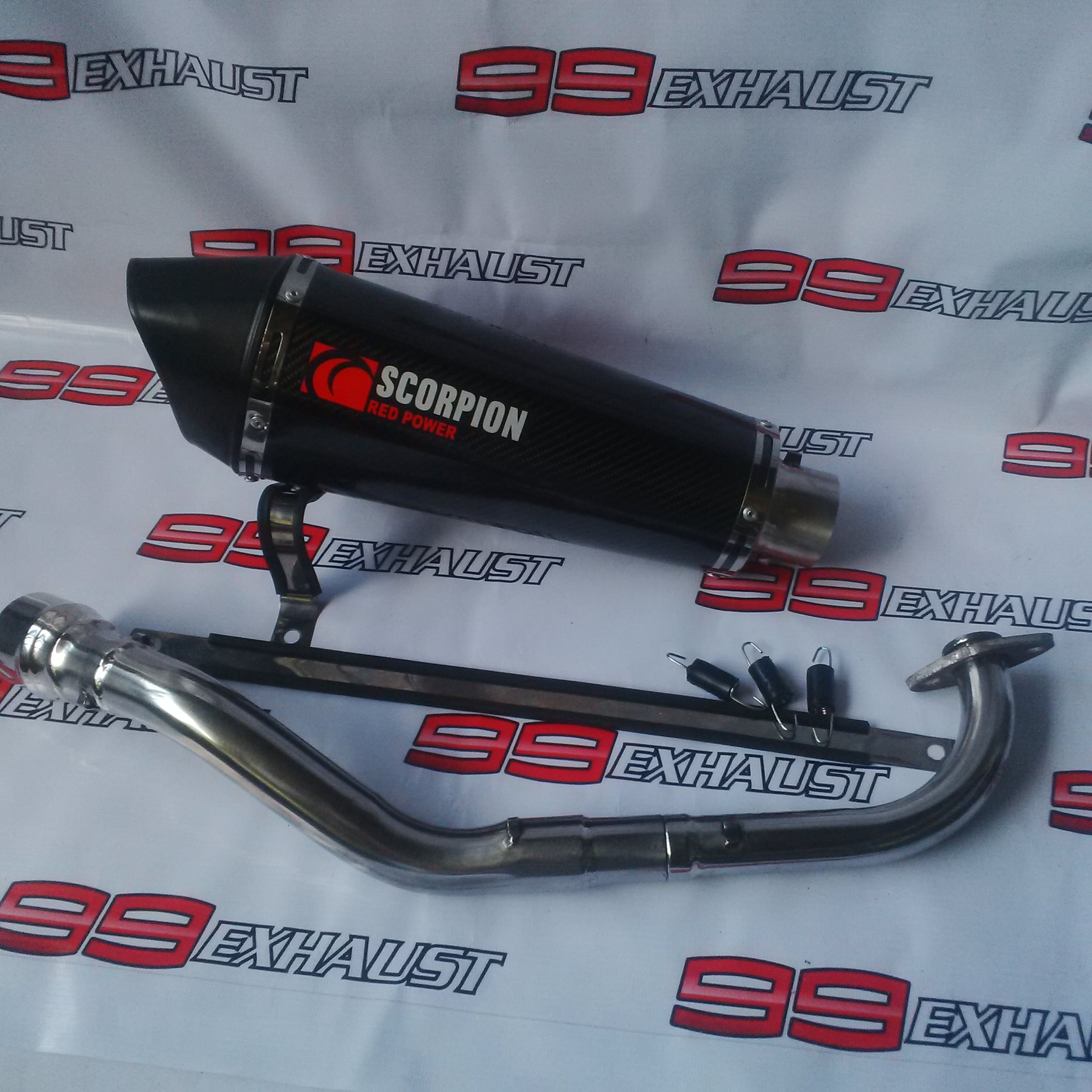 Jual Knalpot Nmax Fullsystem Scorpion Red Power 99exhaust