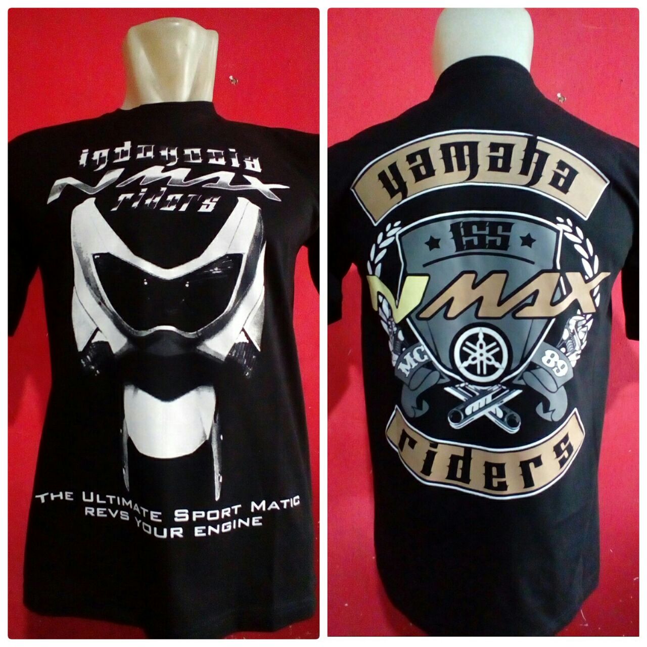 Jual Kaos Nmax N03 Kaos Yamaha Nmax Kaos Motor Cadel Part