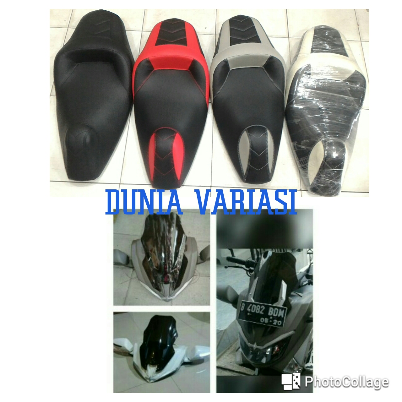 Jual Paket Jok Mb Tech Dan Tameng Visor Plus Spion Plastik Abs