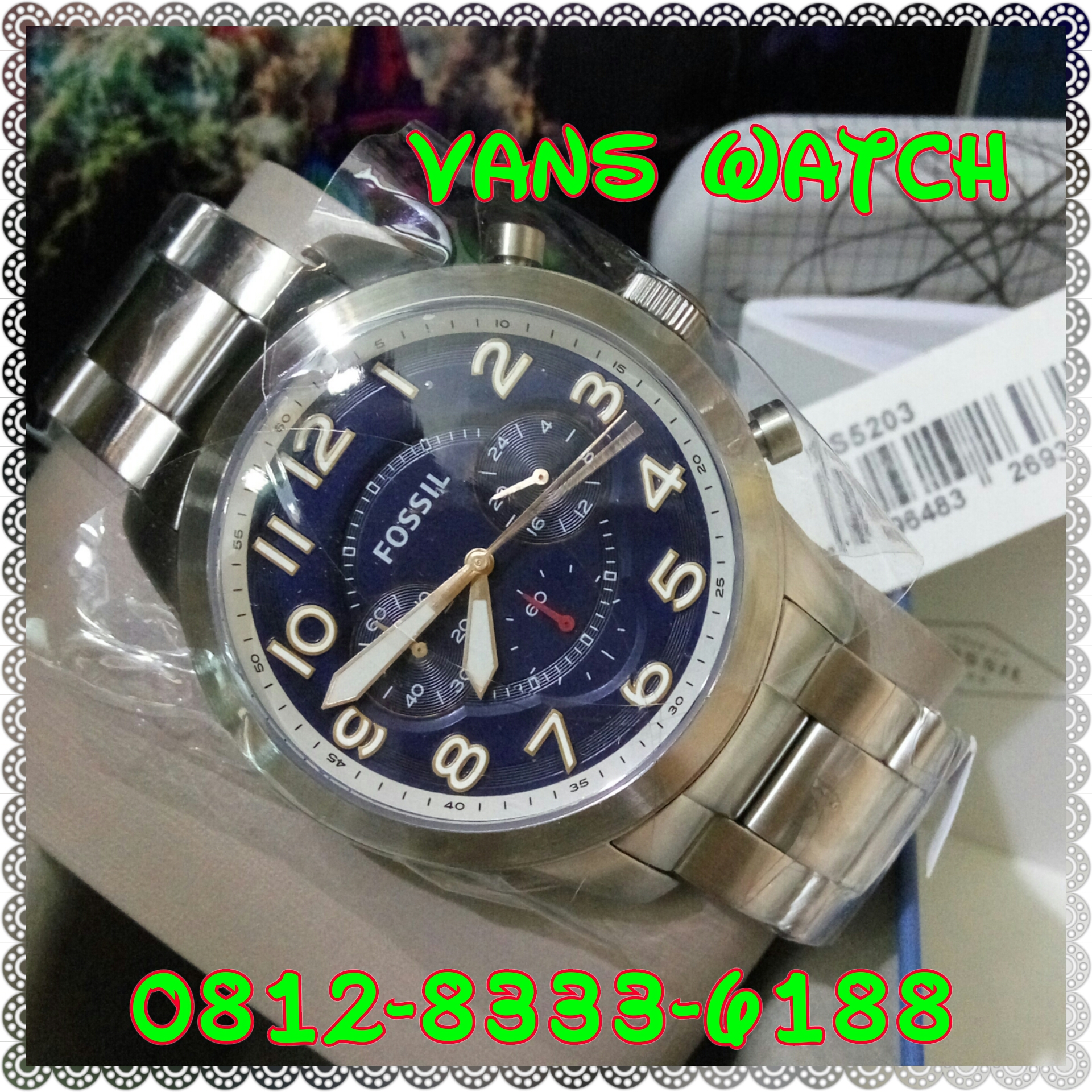 jual jam tangan fossil fs 5203 vans jual jam tangan fossil fs 5203 vans