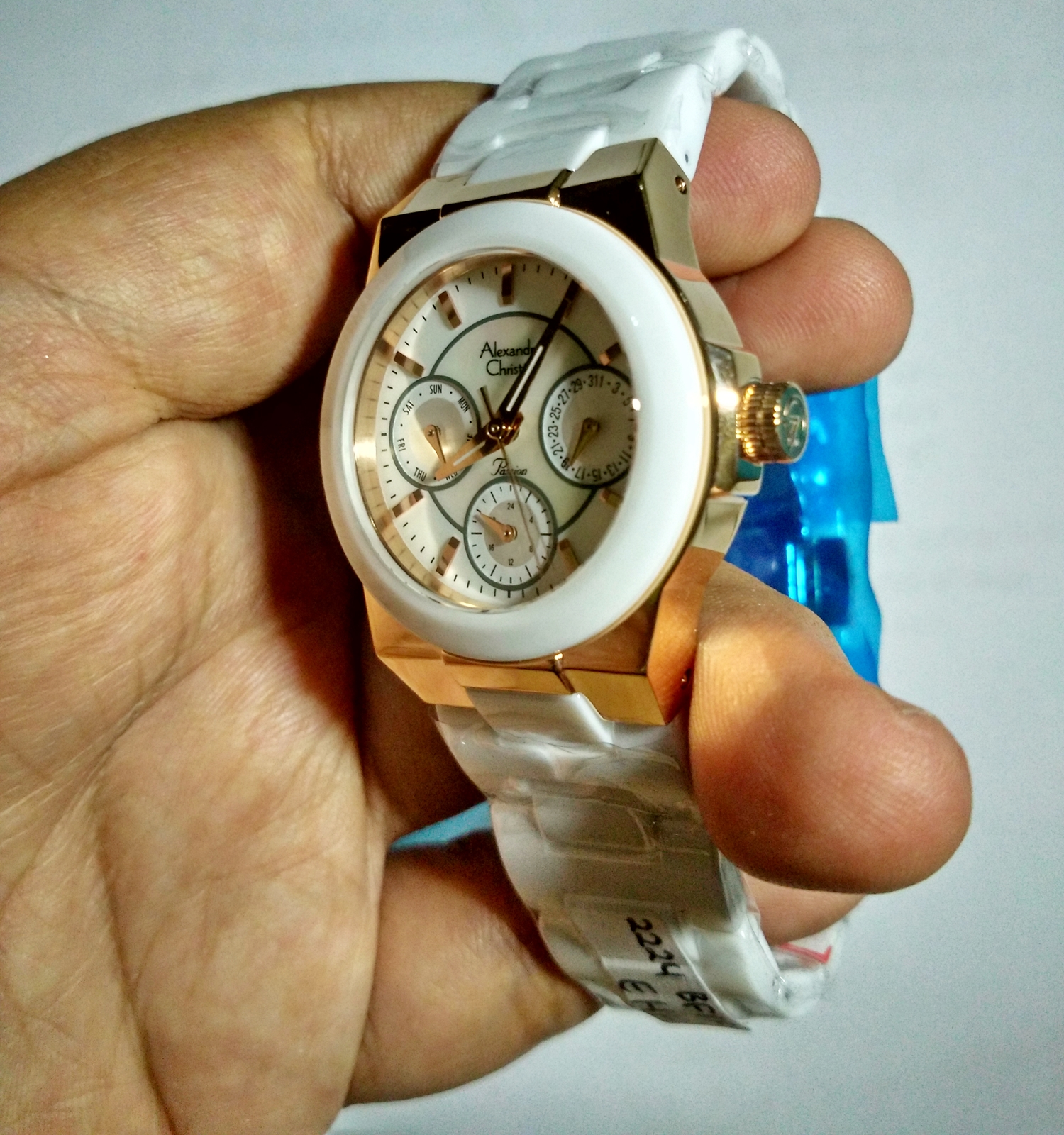 jual jam tangan alexandre christie ac 2224 rosegold white jual jam tangan alexandre christie ac 2224 rosegold white