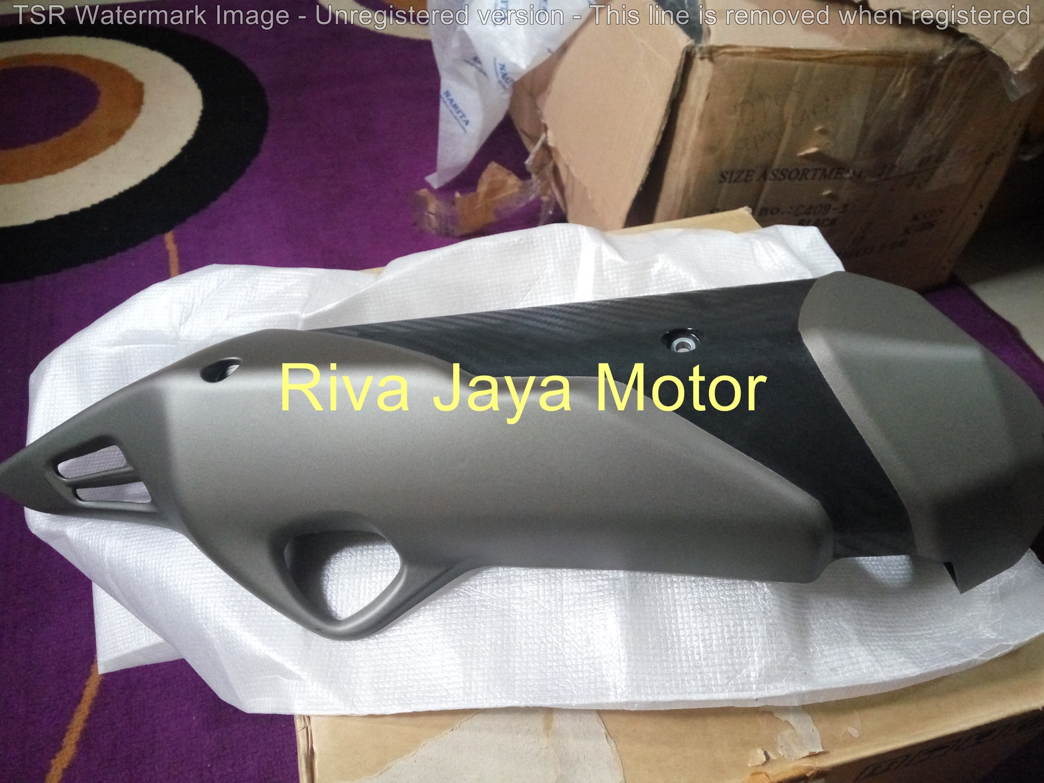 Jual AKSESORIS COVER PELINDUNG KNALPOT YAMAHA NMAX Riva Jaya