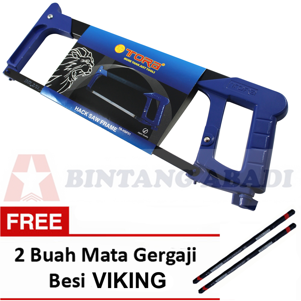 Jual Tora Stang Gergaji Besi Kotak 12" HSF-01 + Gratis 2 Bh Mata