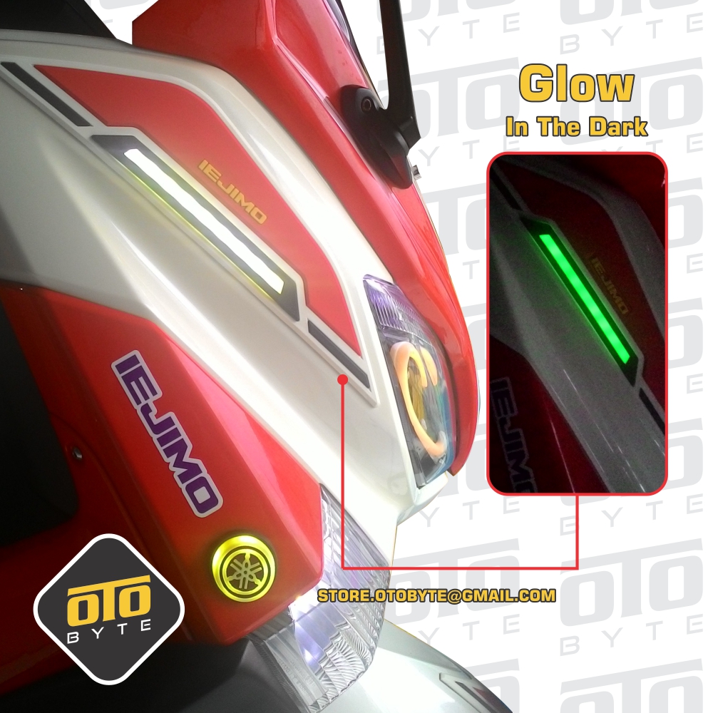 Jual Front Body Protector Light Glow In The Dark Yamaha Nmax