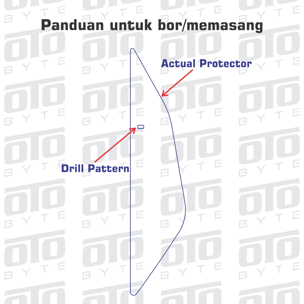 Jual Front Body Protector Light Glow In The Dark Yamaha Nmax