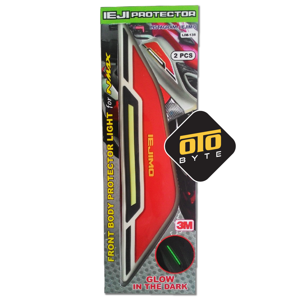 Jual Front Body Protector Light Glow In The Dark Yamaha Nmax