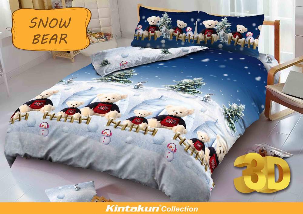Jual Sprei Kintakun D'luxe Uk.180 X 200 Motif Snow Bear - J.A. Store 7788 | Tokopedia
