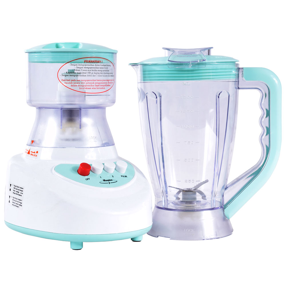Maspion Blender Plastik 1.5 Liter 2in1 Mt1568